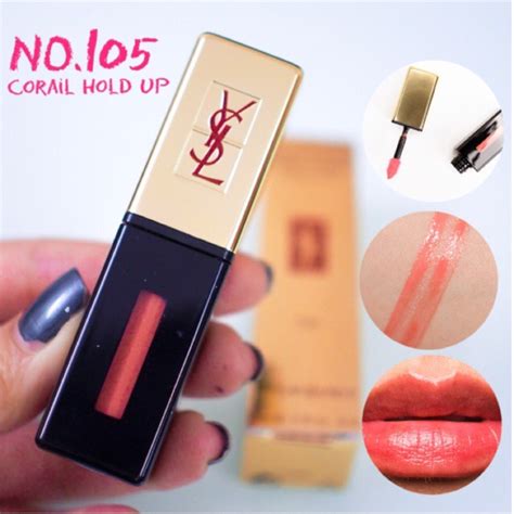 ysl 105 corail hold up|YSL Corail Hold Up (105) Dupes .